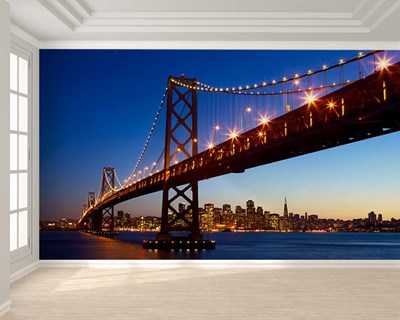 San Francisco Nachtstad-thema behang