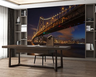 Behang met uitzicht op San Francisco