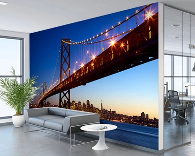 San Francisco Nachtstad-thema behang