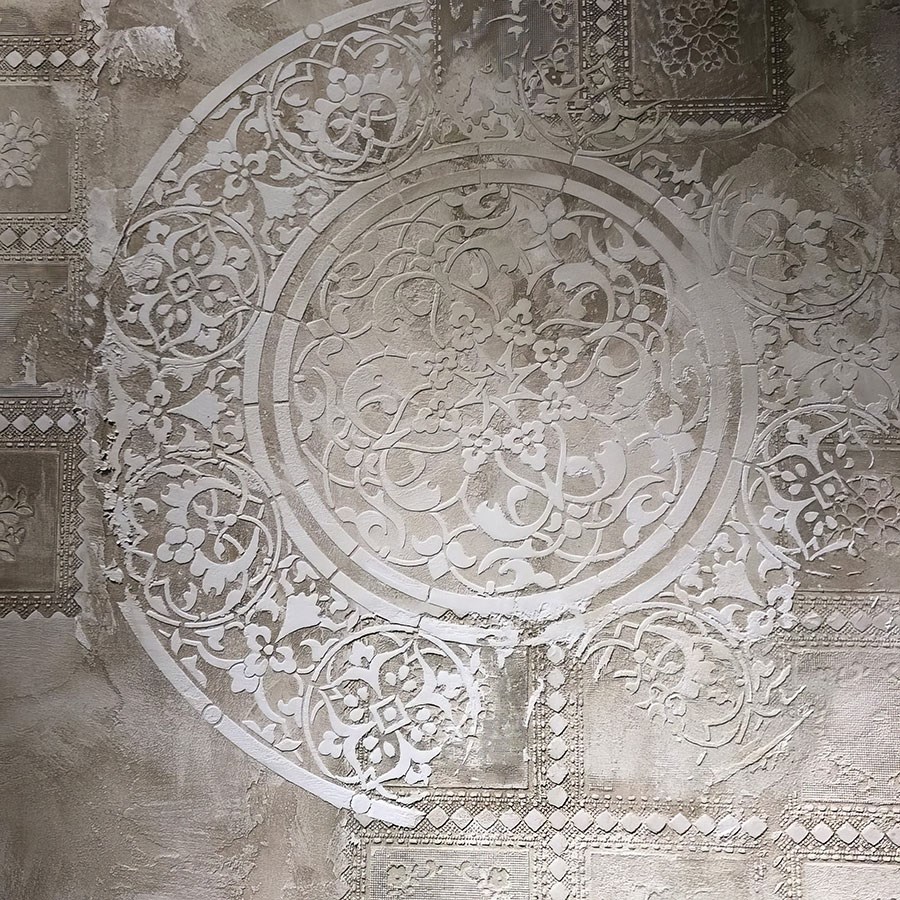 Geometrisch motief behang