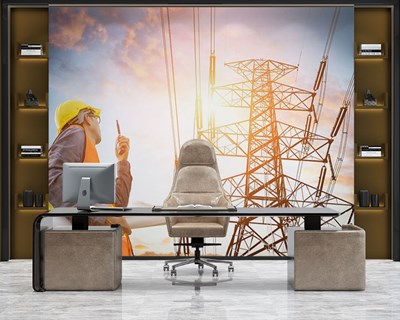 Energie-infrastructuurproject Behang