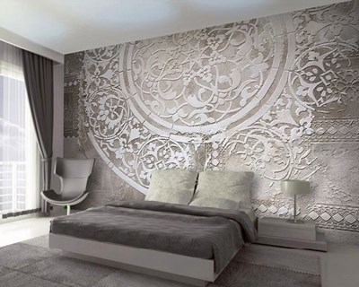 Geometrisch motief behang