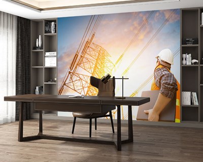 Hoogspanningsleidingbehang