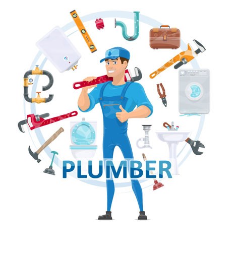 Installatiegereedschap-thema behang