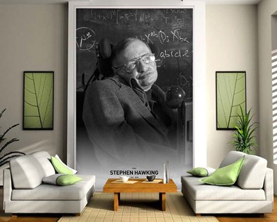Wetenschapper Stephen Hawking Behang