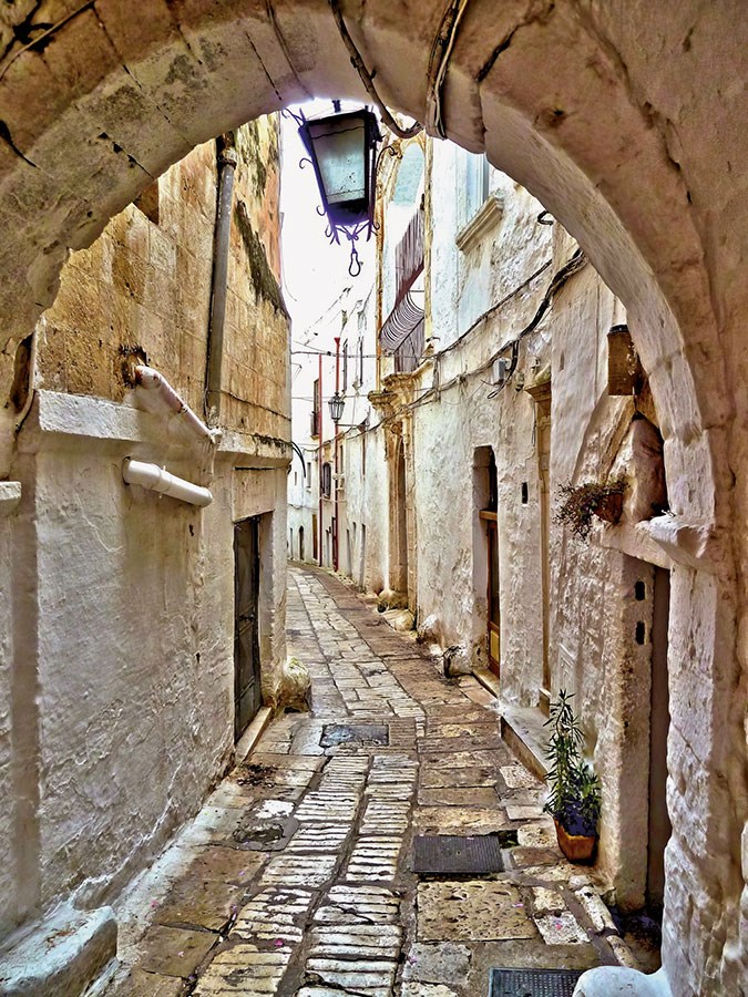 Authentiek steenstraat-behang