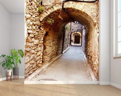 Steenstraat Uitzicht Behang