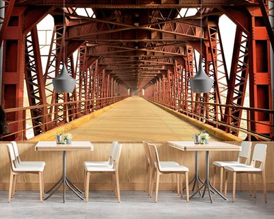 Rode IJzeren Brug Behang