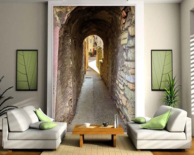 Oude Tunnel Passage Behang