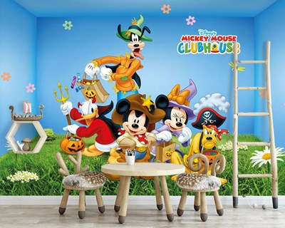 Mickey Mouse-thema behang