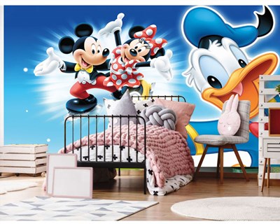 Duffy Duck Mickey Mouse Behang met Afbeeldingen
