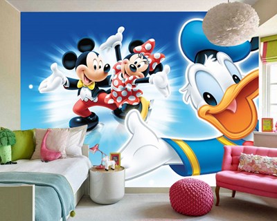 Duffy Duck Mickey Mouse Behang met Afbeeldingen