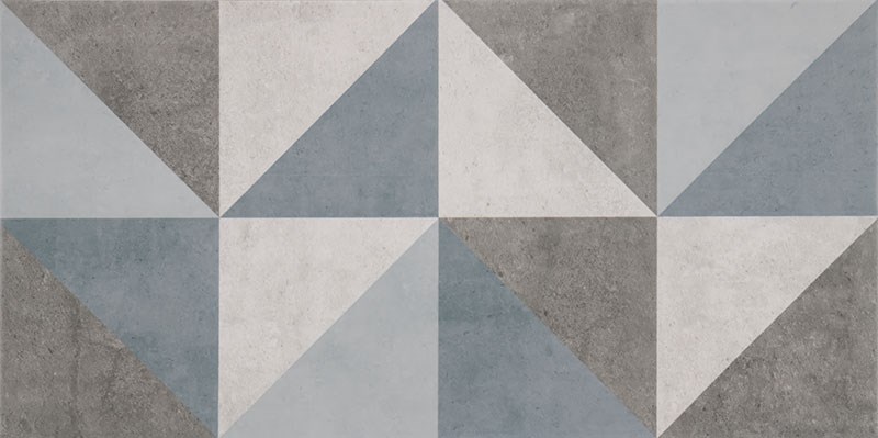 Driehoekig geometrisch patroon behang