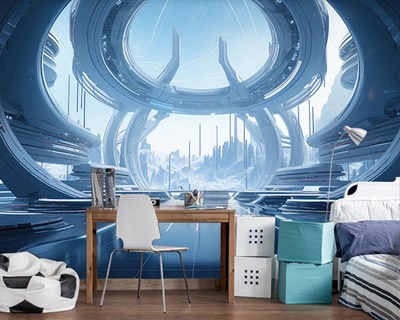 Sciencefiction-thema kinderkamerbehang