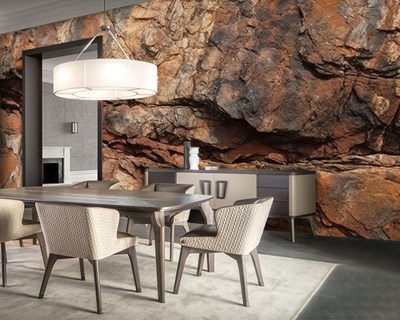 Bepleisterde muur met craquelé-effect