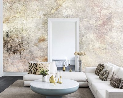 Verouderd betonlook behang