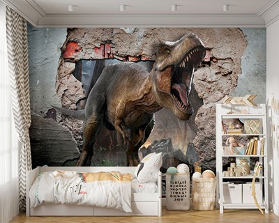 3D Dinosaurus-thema kinderkamerbehang 