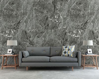 Grijs marmerlook behang