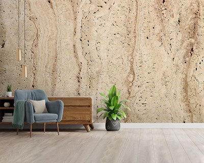 Beige Texture vloer  Behang 