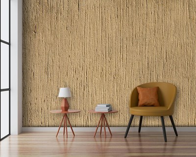 Lichtgekleurde houten vloerbehang