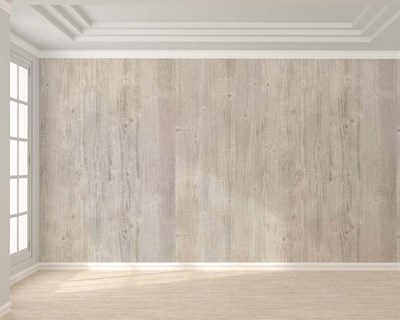 Natuurlijk lichtgekleurd houtlook behang