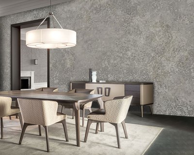 Verouderd grijs beton vloer textuur behang 