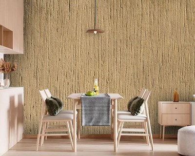 Lichtgekleurde houten vloerbehang