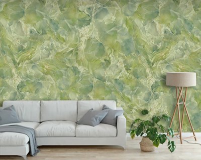 Groene Onyx Marmeren Behang 
