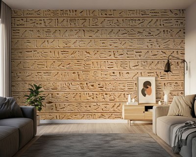 Behang met hiërogliefen uit het oude Egypte
