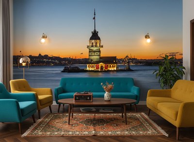 Istanbul Maagdenburcht Beeldend Behang