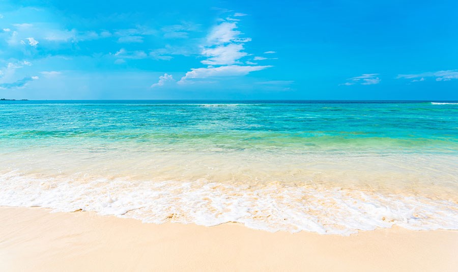 Rustgevend zeegezicht behang