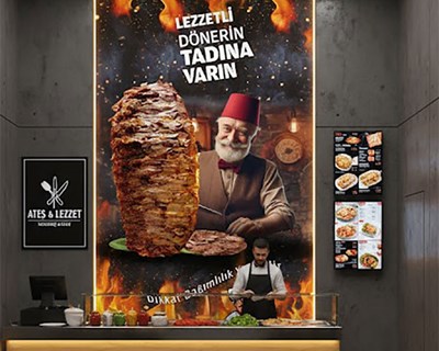 Et Döner-thema behang