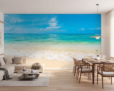 Rustgevend zeegezicht behang