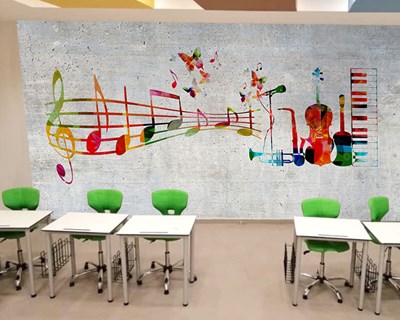 Behang voor kunstacademies