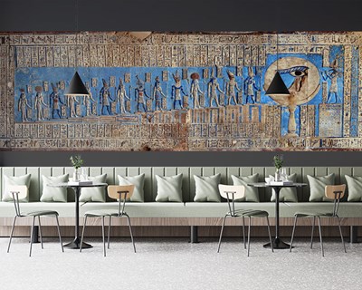 Behang met het thema 'Oude Egyptische inscripties'