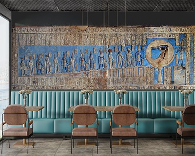 Behang met het thema 'Oude Egyptische inscripties'