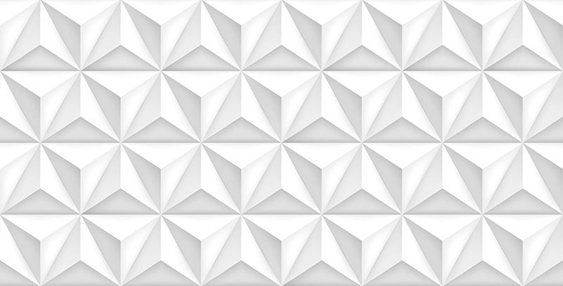 3D wit driehoekig prisma patroon behang