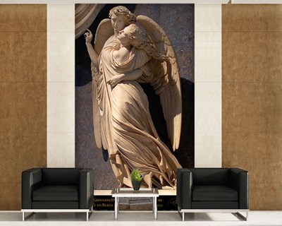 Engelbeeld-thema behang 