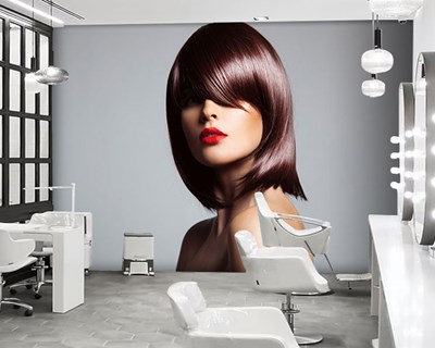 Perfecte huid en glanzend haar Behang