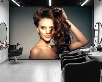 Behang voor dameskapsalons 