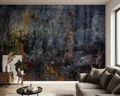 Donker verouderd ogend behang