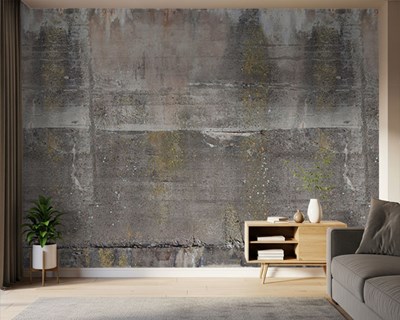 Roestig verouderd betonlook behang