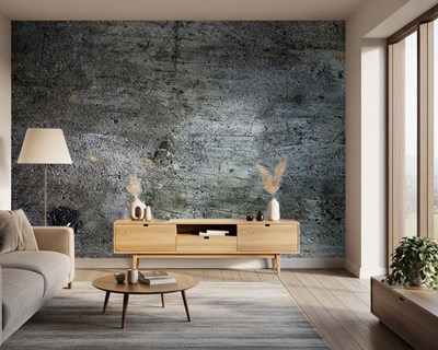 Versleten betonnen vloerstructuur behang