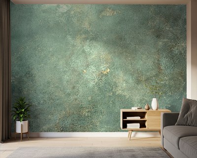 Groen verouderd textuur vloerbehang