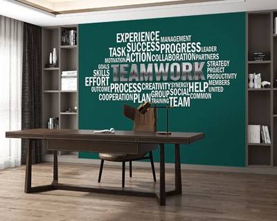 Motivatie-thema behang voor op kantoor