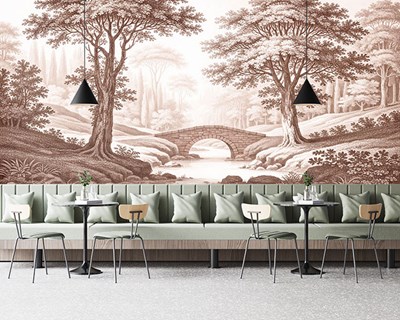 Artistieke natuurbeelden behang