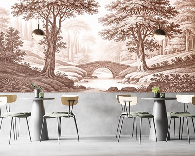 Artistieke natuurbeelden behang