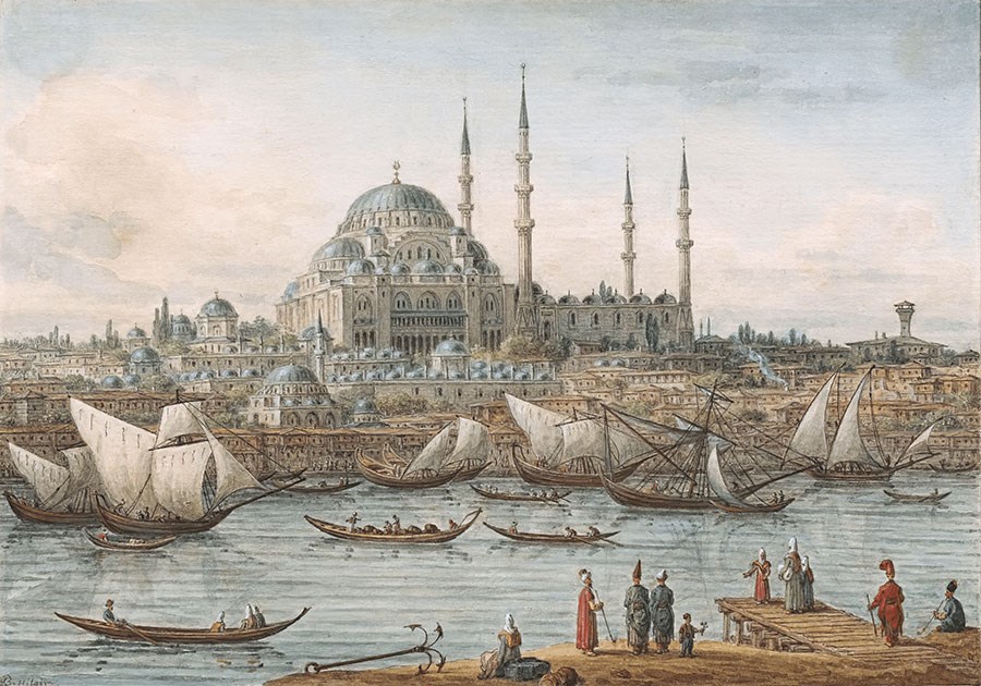 THOMAS ALLOM'S “SÜLEYMANİYE MOSKEE” WANDBEHANG