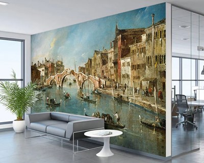 FRANCESCO GUARDİ'S “RİO DEİ MENDİCANTİ” SCHILDERIJ BEHANG