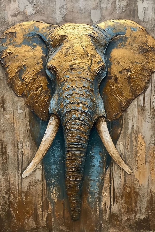 Olifantenthema behang